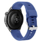 Diagonal Stripe Woven Texture Two Color Silicone Watch Band, 22mm