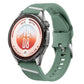Diagonal Stripe Woven Texture Two Color Silicone Watch Band, 22mm