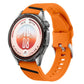 Diagonal Stripe Woven Texture Two Color Silicone Watch Band, 22mm