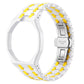 Twelve O Clock Direction Metal Butterfly Clasp Ceramic Integrated Watch Band, For Swatch Royal Pop