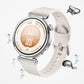 Press Button Long-Grain Texture Solid Color Silicone Watch Band, 18mm
