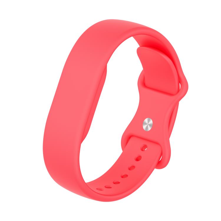Butterfly Buckle Plain Silicone Watch Band, For Google Fitbit Air