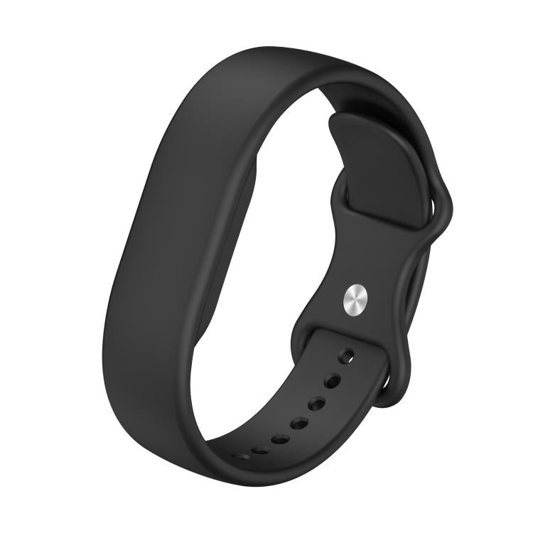 Butterfly Buckle Plain Silicone Watch Band, For Google Fitbit Air