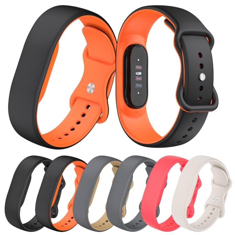 Butterfly Buckle Plain Silicone Watch Band, For Google Fitbit Air
