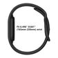 Butterfly Buckle Plain Silicone Watch Band, For Google Fitbit Air