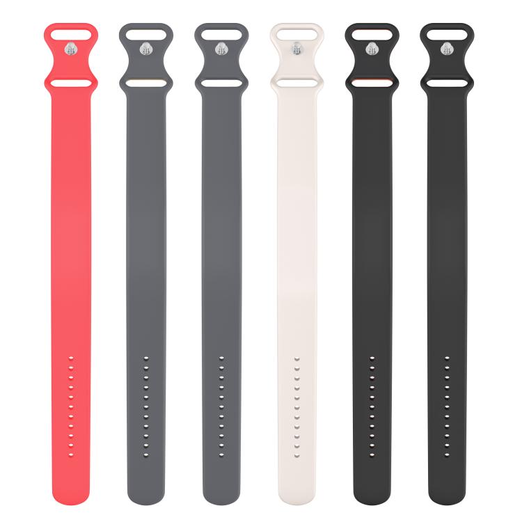 Butterfly Buckle Plain Silicone Watch Band, For Google Fitbit Air