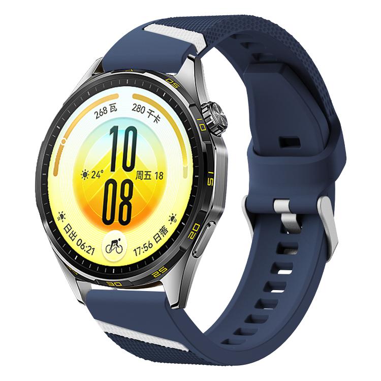 Textured Silicone Watch Band, 22mm