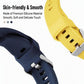 Textured Silicone Watch Band, 22mm