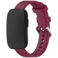 Slim Look Solid Color Silicone Watch Band, For Garmin CIRQA Smart Band