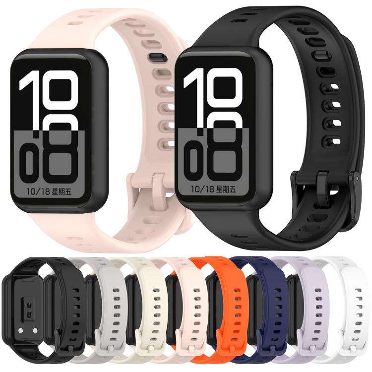 Flat Solid Color Silicone Watch Band, For Honor Band 11 / Band 11 Pro