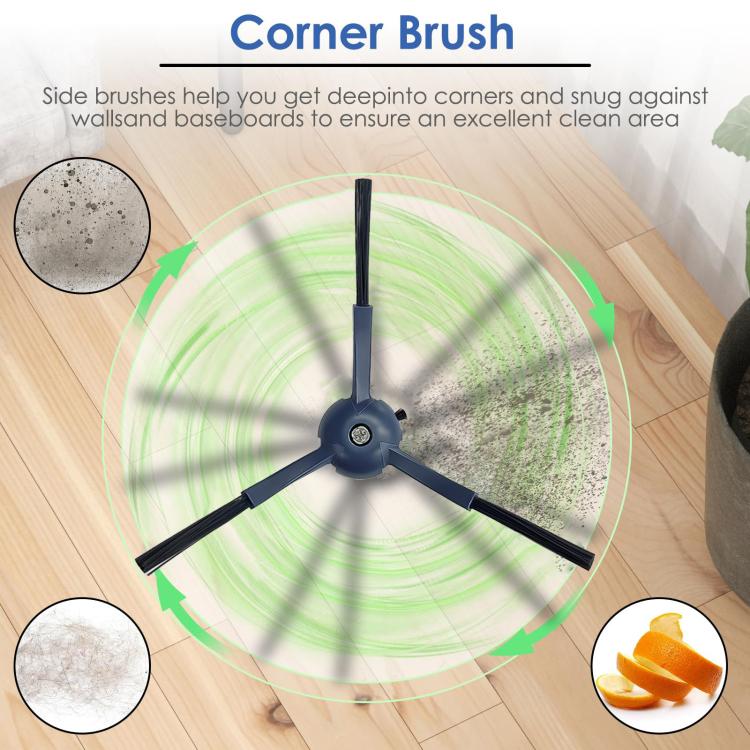 JUNSUNMAY 6 PCS/Pack Side Brush for Eufy Robot Vacuum Omni C20