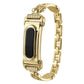 Metal Case Integrated Rhinestone Pin-Shaped Design Zinc Alloy Watch Band, For Google Fitbit Air