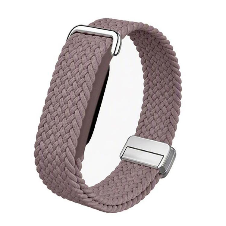 TPU Case Integrated Magnetic Clasp Nylon Braided Loop Watch Band, For Google Fitbit Air
