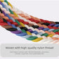 TPU Case Integrated Magnetic Clasp Nylon Braided Loop Watch Band, For Google Fitbit Air