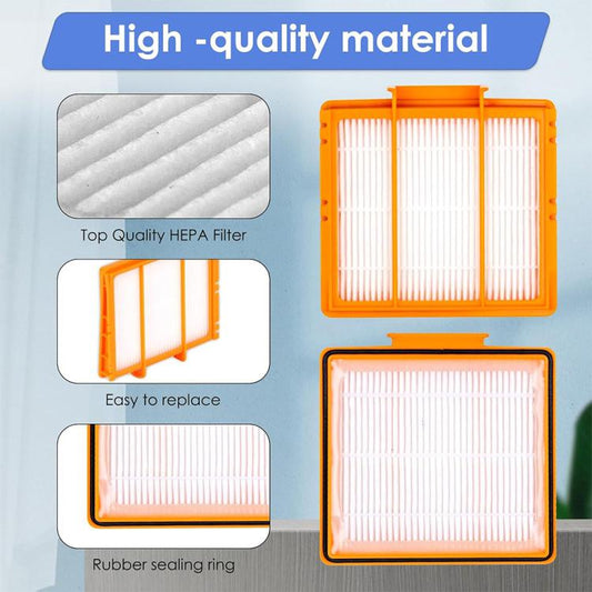 JUNSUNMAY 5 in 1 Sweeper Clean Filters Set for Shark AV2501S / AV2501AE / RV2502AE, 5 in 1