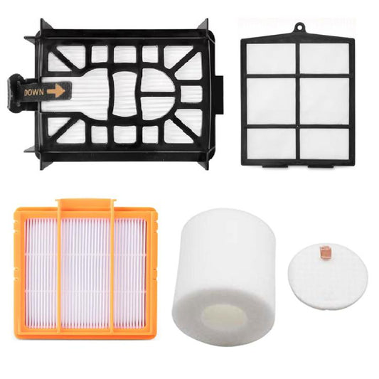 JUNSUNMAY 5 in 1 Sweeper Clean Filters Set for Shark AV2501S / AV2501AE / RV2502AE, 5 in 1