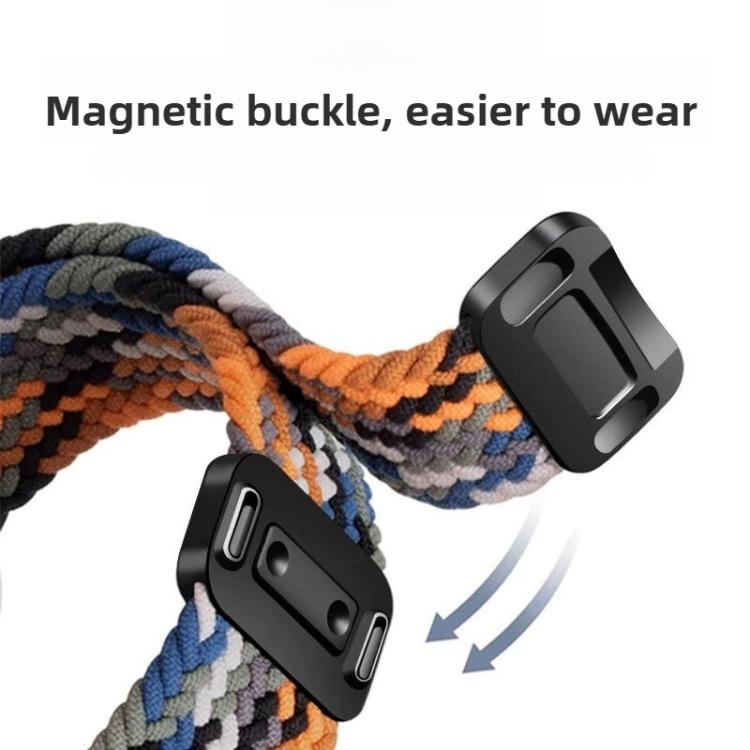 Magnetic Clasp Nylon Braided Loop Watch Band, For Honor Band 11 / Band 11 Pro