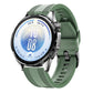 Double-Sided Honeycomb Texture Pin Buckle Solid Color Silicone Watch Band, 22mm