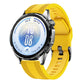 Double-Sided Honeycomb Texture Pin Buckle Solid Color Silicone Watch Band, 22mm