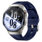 Press Button Honeycomb Pattern Silicone Watch Band, For Huawei Watch GT7 / GT7 Pro 46mm