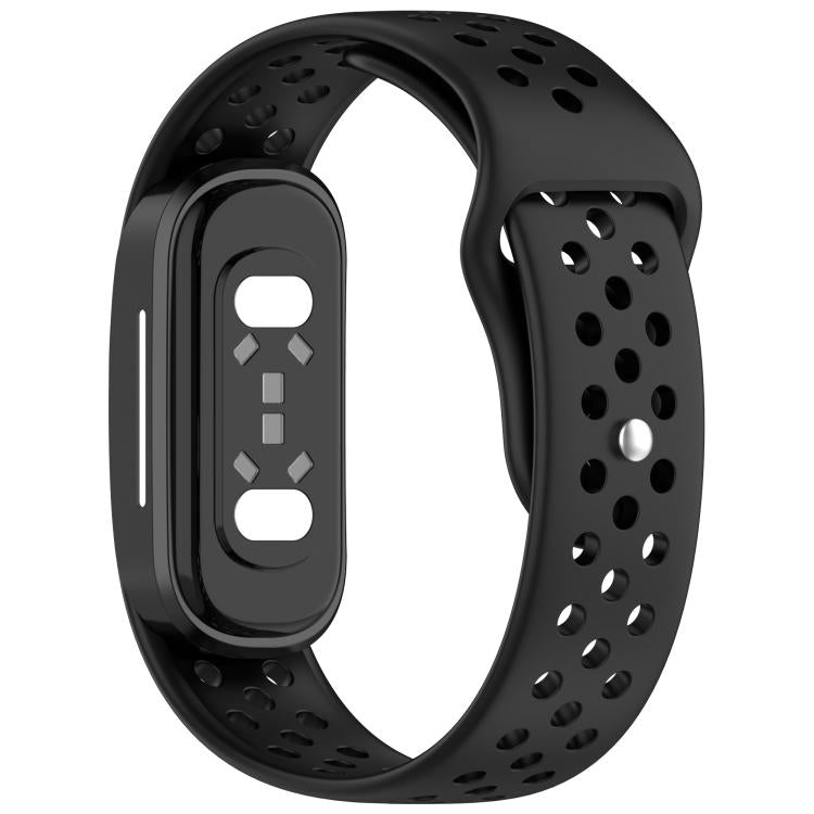 Reverse Buckle Breathable Perforated Silicone Watch Band, For Hume Band 2.0