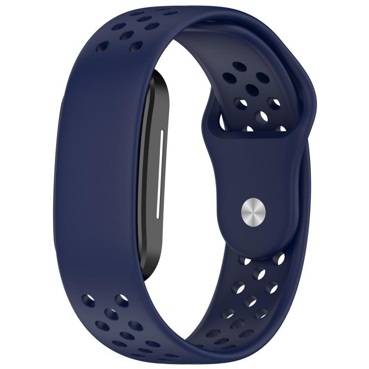 Reverse Buckle Breathable Perforated Silicone Watch Band, For Hume Band 2.0