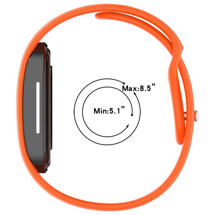Reverse Buckle Breathable Perforated Silicone Watch Band, For Hume Band 2.0