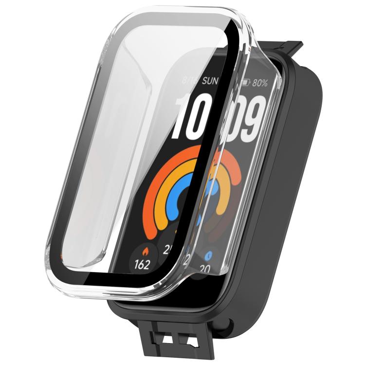 Tempered Film Integrated PC Watch Protective Case, For Xiaomi Smart Band 11 Active