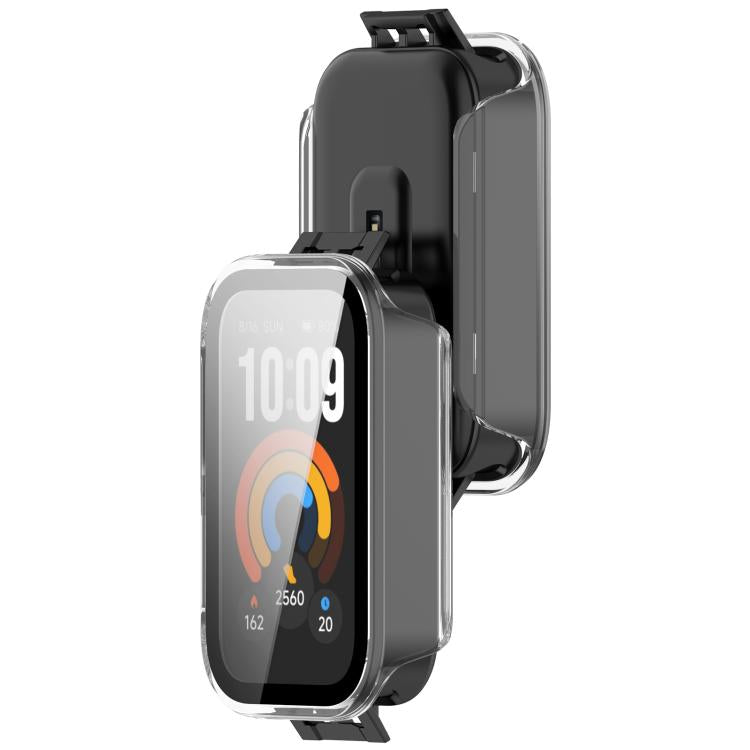 Tempered Film Integrated PC Watch Protective Case, For Xiaomi Smart Band 11 Active