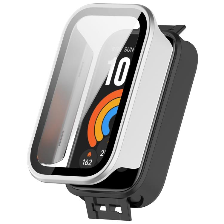 Tempered Film Integrated PC Watch Protective Case, For Xiaomi Smart Band 11 Active