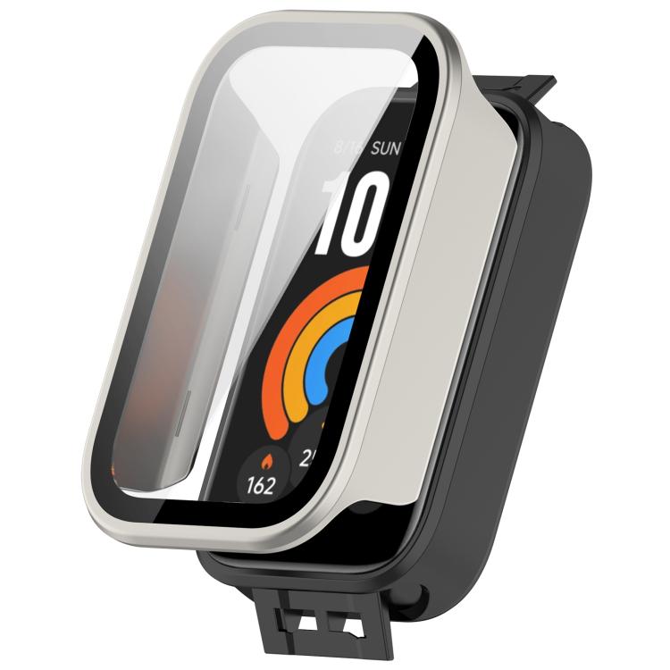 Tempered Film Integrated PC Watch Protective Case, For Xiaomi Smart Band 11 Active