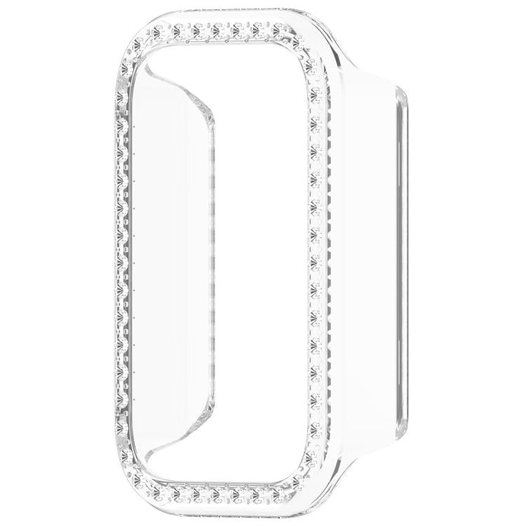Diamond Half Coverage Hollow PC Watch Protective Case, For Xiaomi Smart Band 11 Active