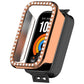 Diamond Half Coverage Hollow PC Watch Protective Case, For Xiaomi Smart Band 11 Active