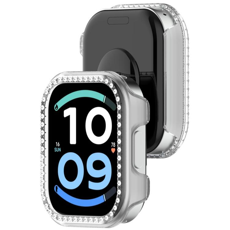 Diamond Half Coverage Hollow PC Watch Protective Case, For Redmi Watch 6 Active