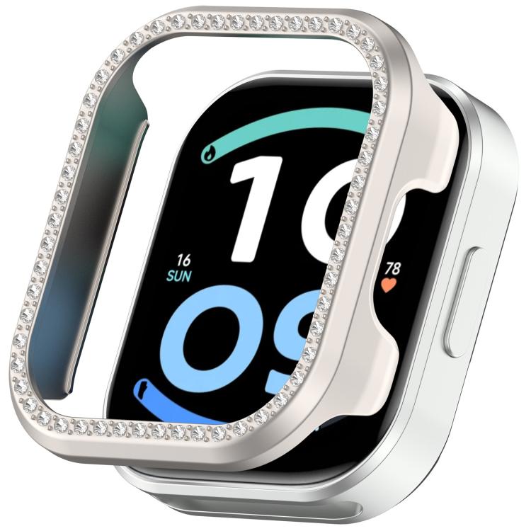 Diamond Half Coverage Hollow PC Watch Protective Case, For Redmi Watch 6 Active