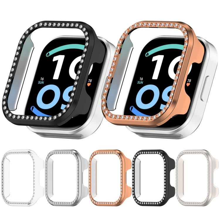 Diamond Half Coverage Hollow PC Watch Protective Case, For Redmi Watch 6 Active