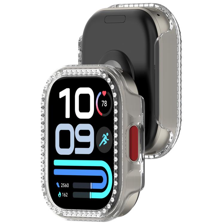Diamond Half Coverage Hollow PC Watch Protective Case, For Redmi Watch 6 Lite