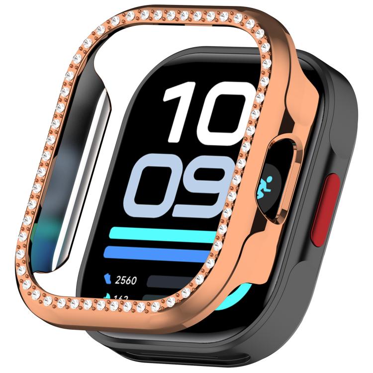 Diamond Half Coverage Hollow PC Watch Protective Case, For Redmi Watch 6 Lite