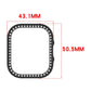 Diamond Half Coverage Hollow PC Watch Protective Case, For Redmi Watch 6 Lite