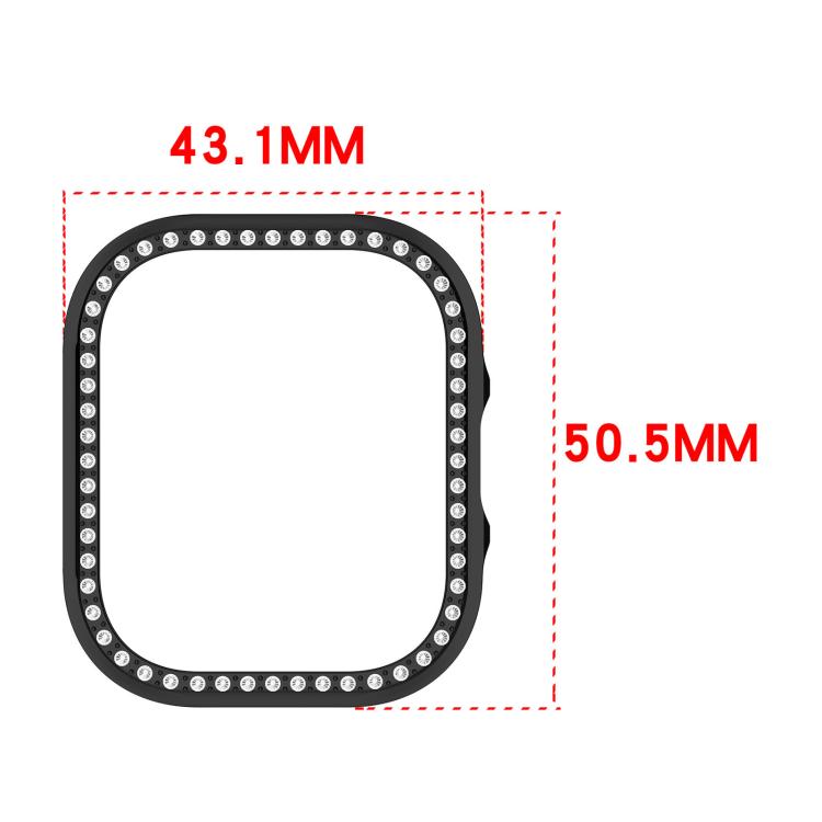 Diamond Half Coverage Hollow PC Watch Protective Case, For Redmi Watch 6 Lite