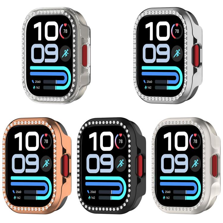 Diamond Half Coverage Hollow PC Watch Protective Case, For Redmi Watch 6 Lite