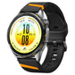 Press Button Diagonal Stripe Woven Texture Two Color Silicone Watch Band, 22mm