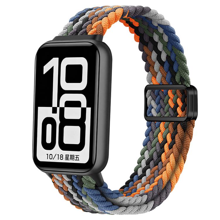 Loop Slide Magnetic Clasp Nylon Braided Watch Band, For Honor Band 11 / Band 11 Pro