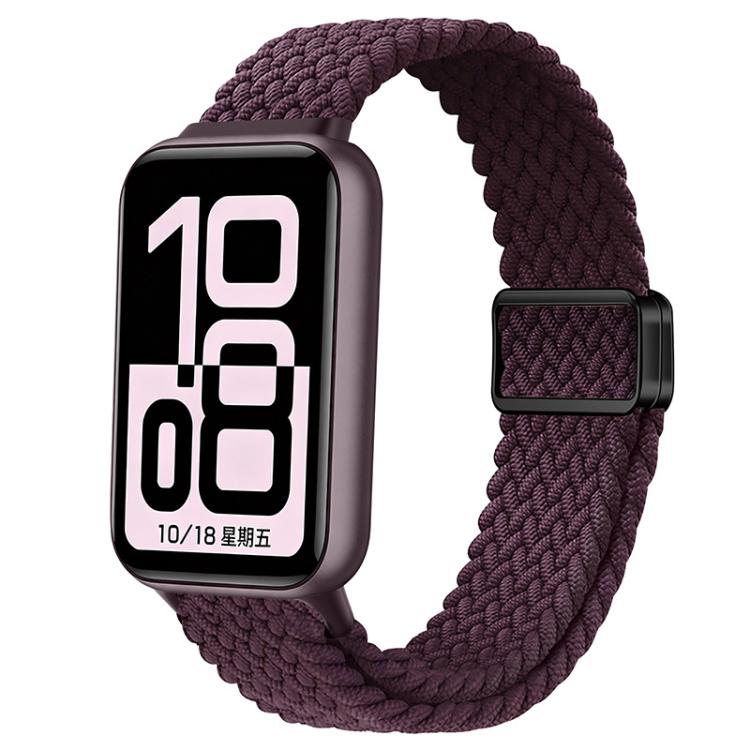 Loop Slide Magnetic Clasp Nylon Braided Watch Band, For Honor Band 11 / Band 11 Pro