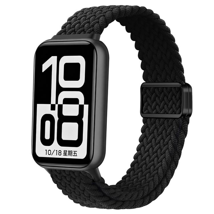 Loop Slide Magnetic Clasp Nylon Braided Watch Band, For Honor Band 11 / Band 11 Pro