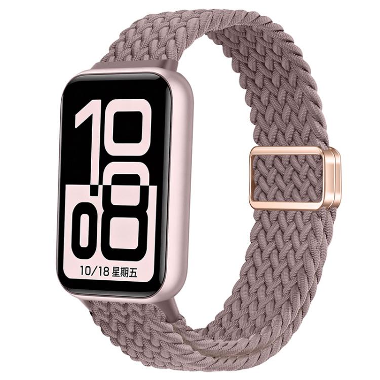 Loop Slide Magnetic Clasp Nylon Braided Watch Band, For Honor Band 11 / Band 11 Pro
