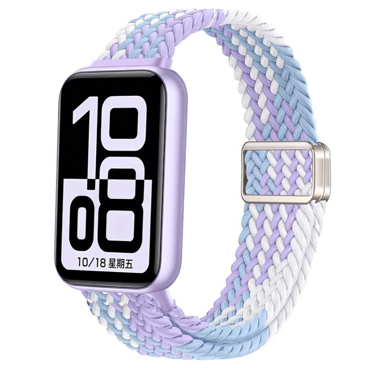 Loop Slide Magnetic Clasp Nylon Braided Watch Band, For Honor Band 11 / Band 11 Pro