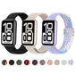 Loop Slide Magnetic Clasp Nylon Braided Watch Band, For Honor Band 11 / Band 11 Pro