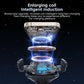 Wireless car charger phone mount with enlarged induction coil charging mechanism