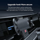 Wireless car charger phone mount with adjustable spiral base and vent clamp for stability